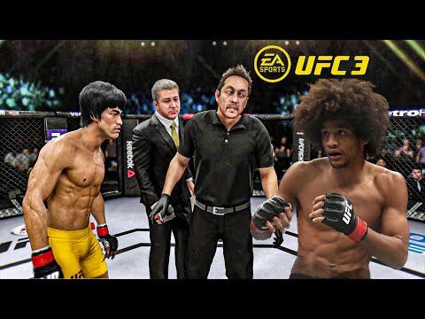 Bruce Lee vs. Alex Caceres - EA Sports UFC 3 - Dragon Fight 🔥🐲