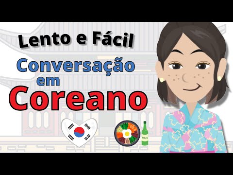 Prática de Conversação em Coreano ||| Aprendizado de Coreano Lento e Fácil