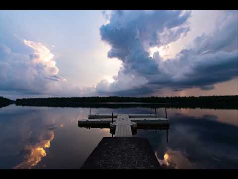 Sunset Thunderstorm - Time Lapse (4K)