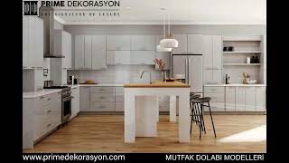 2024 Mutfak Dolabı Modelleri | PRİME DEKORASYON | www.primedekorasyon.com  #mutf