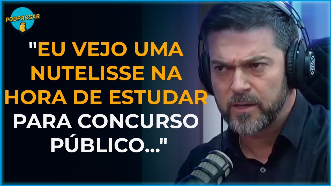 Vandré Amorim afirma que o estudo para concurso público não pode ser prazeroso!