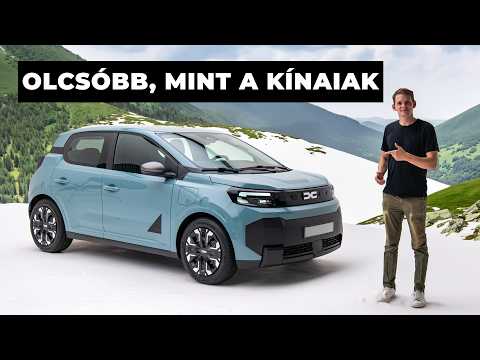 Megjött a 'filléres' elektromos autó? Dacia Spring 2026