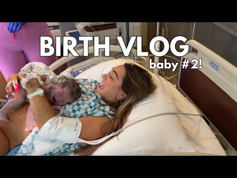 BIRTH VLOG 2025! Labor & Delivery of Our 2nd Baby Boy! REAL & RAW | Julia & Hunter Havens