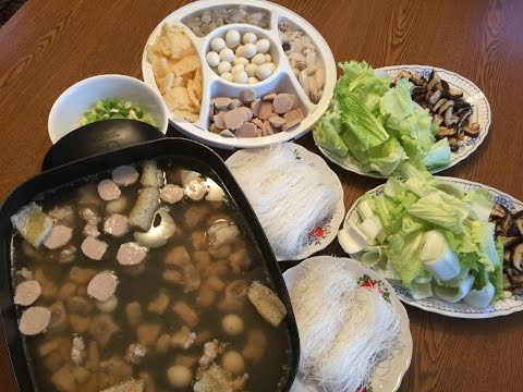 Snow Chop Chai (Cambodian Pork Skin Hot Pot)