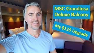 MSC Grandiosa Deluxe Balcony Cabin Tour | Stateroom 10144