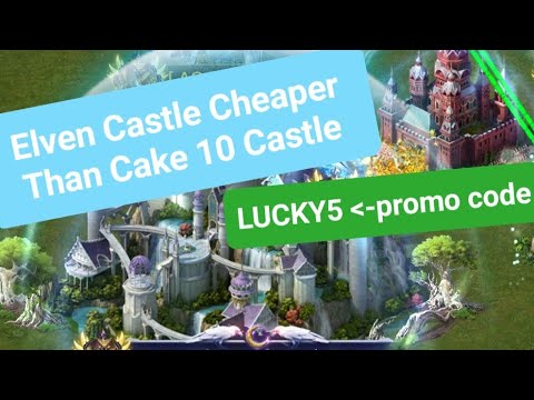 Evony | Elven Castle | Much Cheaper Big Castle Than Cake 10