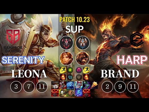SB Serenity Leona vs ESC Harp Brand Sup - KR Patch 10.23