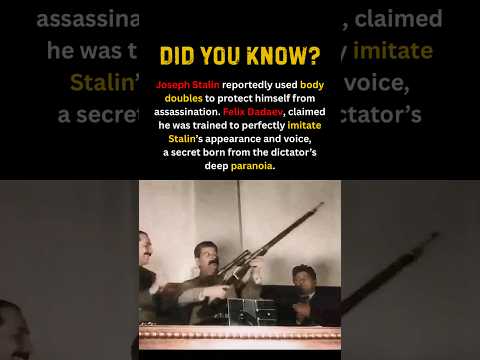 Stalin Used Body Doubles For Protection #history