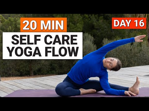 20 Min Self Care Yoga | Day 16 - 30 Day June Improvers Yoga Challenge