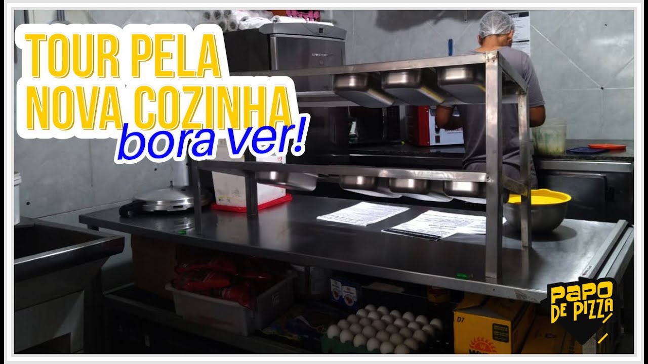 Tour pela Pizzaria após Reformas e Novos Equipamentos