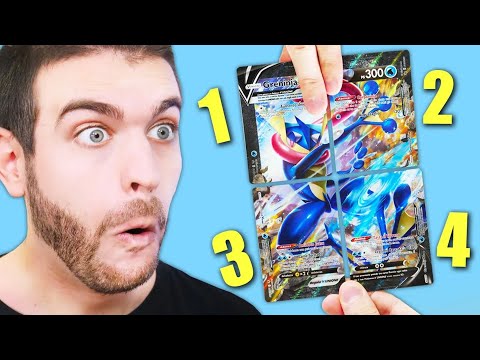 *4 CARTE UN POKEMON!* APRO LA COLLEZIONE SPECIALE GRENINJA-V UNIONE! - Pokémon TCG V UNION