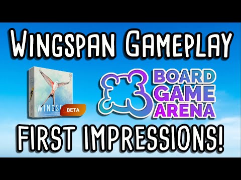 Wingspan Gameplay | Board Game Arena first impressions! - YouTube