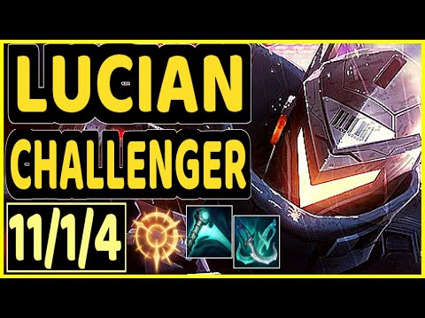 DEáDLY (LUCIAN) - 11/1/4 KDA BOTTOM ADC CHALLENGER GAMEPLAY - EUW
