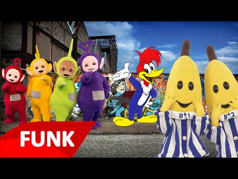 FUNK Bananas de Pijamas Teletubbies e Pica Pau (Video Clipe)