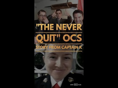 Badass OCS story from a Marine OSO Captain