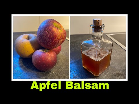 Apfelbalsam - Balsamico selber machen | dickflüssiger Apfelessig Rezept | Selbstversorgung: Äpfel