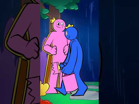 Love is... Blue and Pink #shorts #rainbow #animation