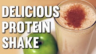 MUSCLE GAINS IN A GLASS ► Apple Pie Protein Shake