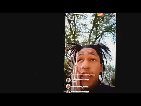 😳🧐😱(M-Block Lil Mani 😂😅high on live tells 800 OPPS to slide😤😩😅