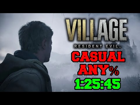 Resident Evil Village Casual Any% Speedrun 1:25:45 (World Record)