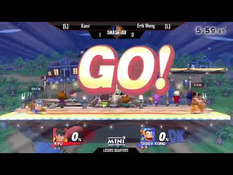 Kami (Ryu) vs. Erik Wong (Diddy Kong) - LOSERS QUARTERS | SmashTab Mini
