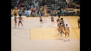 Pat Riley Hitting a Few Middies for the Lakers (1974)