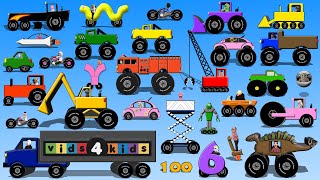 100 Vehicles with Timmy Uppet