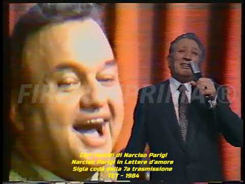 Cari ricordi - Narciso Parigi in Lettere d'amore - sigla coda 7a pt.  1988