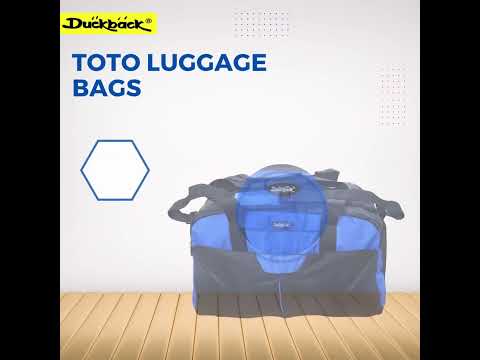 Blue nylon duckback-toto-luggage bag, for travel
