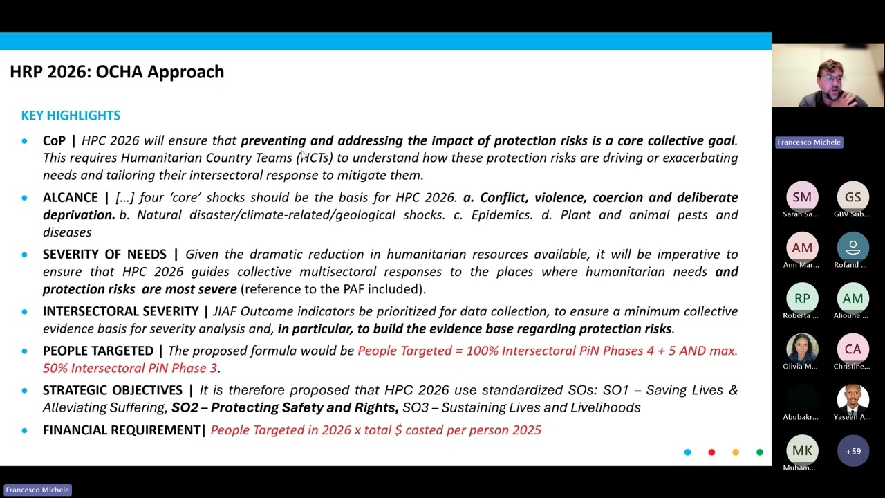 01 (EN) - GPC Webinar for the HPC 2026 - Streamlined Approach for the Protection Cluster