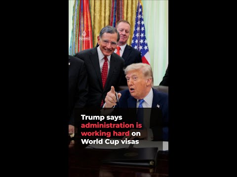 Trump: “we’re working… to make sure the right people come in”