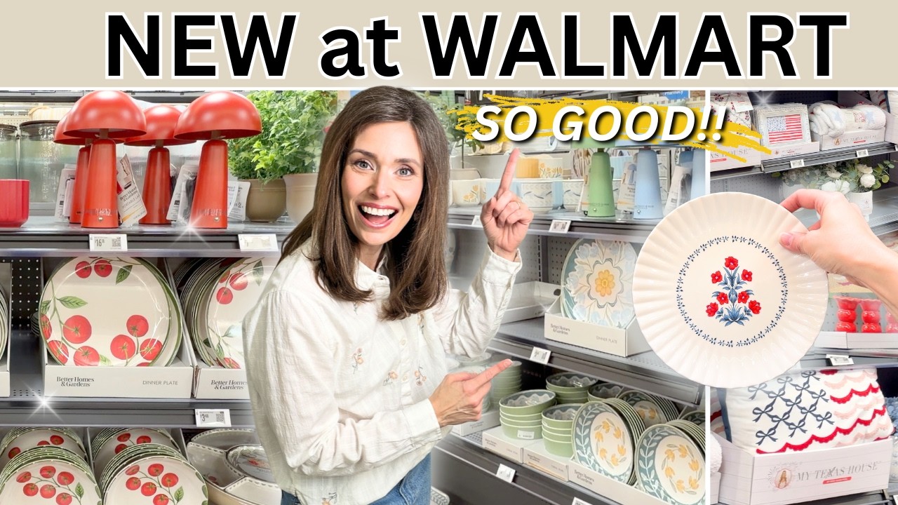 NEW Walmart Shop With Me 🌿 Stunning Spring & Summer Home Decor Finds | BHG + MTH