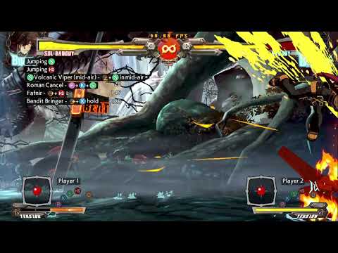 Guilty Gear Xrd REV2 - Sol BnB Combo - IAD punish for GF [RRC Fafnir]