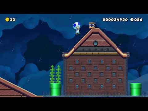 The House on Haunted Hill by Lord Wo 🍄 Super Mario Maker 2 ✹Switch✹ #azg
