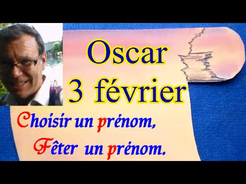 Choisir et fêter un prénom de garçon : Oscar fêté le 3 février