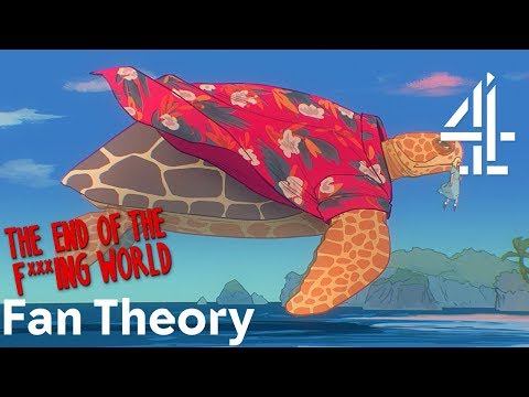 終わり ******* 世界ファン論 - もしもジェームズがタートルに変身したら？ (The End of the ******* World Fan Theory - What if James Turned into a TURTLE?!)