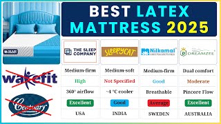 Best Natural latex Mattress | Top Latex Mattress 2025 | Best Natural Mattress in India