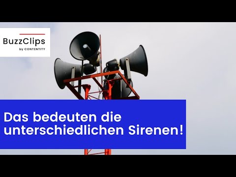 Katastrophenalarm: Das bedeuten die unterschiedlichen Sirenen!