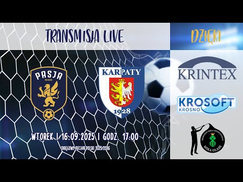 #live | Pasja Krosno - Karpaty Krosno | 16.09.2025 | Okręgowy Puchar Polski | #pierwsze takie #derby