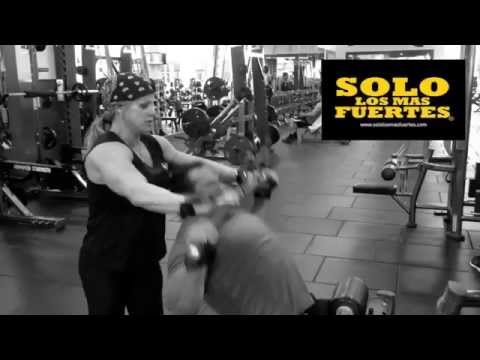 Charro Luis Lomeli and PowerCar  Cathy Lerancois Back workout gold's gym