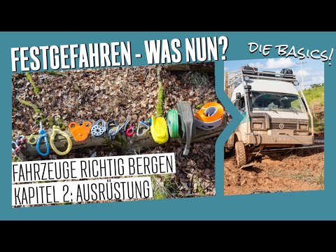 4x4 vehicle stuck: the correct off-road recovery technique | Part 2: Equipment