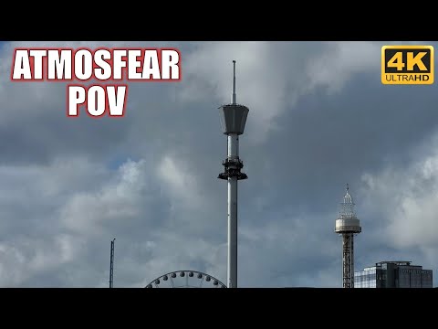 Atmosfear POV (4K 60FPS), Liseberg Intamin Drop Tower | Non-Copyright