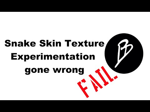 Snake Skin Texture Fail - Experimenting with the CNC -