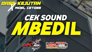 Download lagu BASS KEJUTAN !! DJ CEK SOUND TERBARU 2025 FULL BASS MBEDIL | JINGLE JUNIOR FANDERAS AUDIO mp3