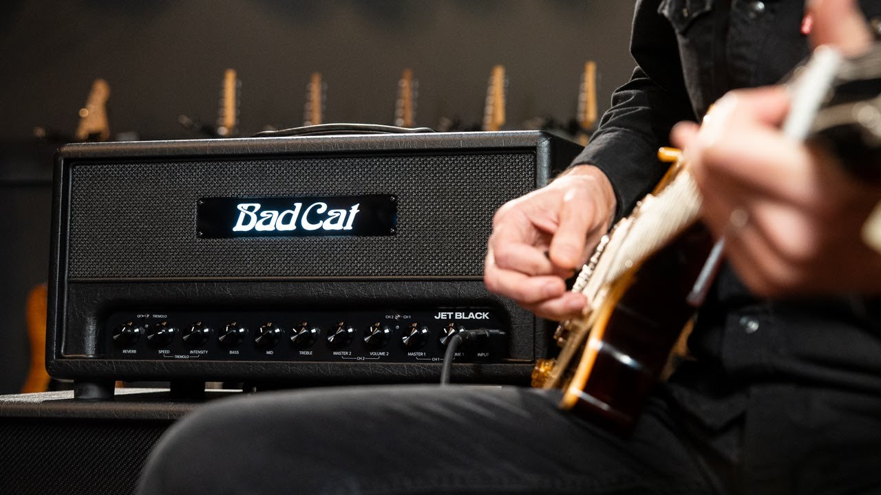 Bad Cat ジェットブラック ギターアンプ | Peter Arends と Marc Ford によるデモと概要