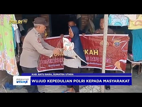 POLSEK INDRAPURA POLRES BATU BARA GELAR JUMAT BERKAH