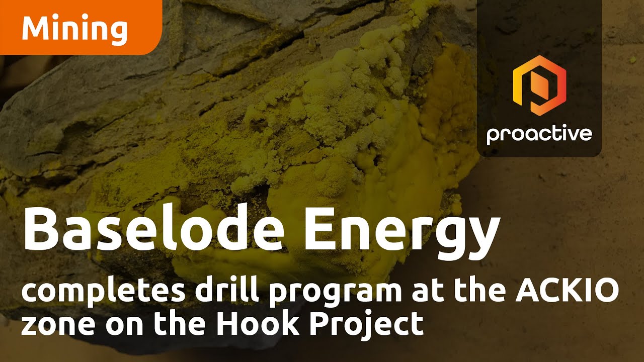 Baselode Energy completes drill program at the ACKIO zone on the Hook Project