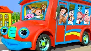 Wheels On The Bus | More Nursery Rhymes &amp; Kids Songs by Little Treehouse
