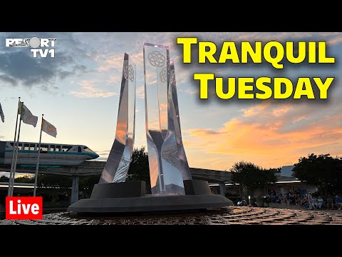 🔴Live: Tranquil Tuesday at Epcot - 5-30-23 - Walt Disney World Live Stream
