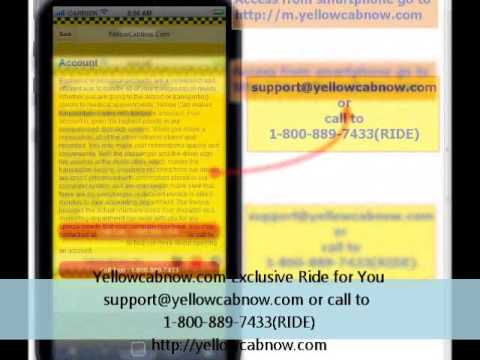video:http://yellowcabnow.com Taxi Yellow Cab, Service Contra Costa County